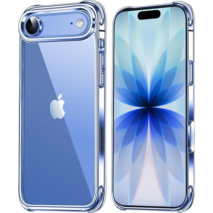 CASEEX for Apple iPhone Case Clear, [Not Yellowing] [Military-Grade Drop Protection] Protective Transparent Cover for Apple iPhone with Shockproof Bumper