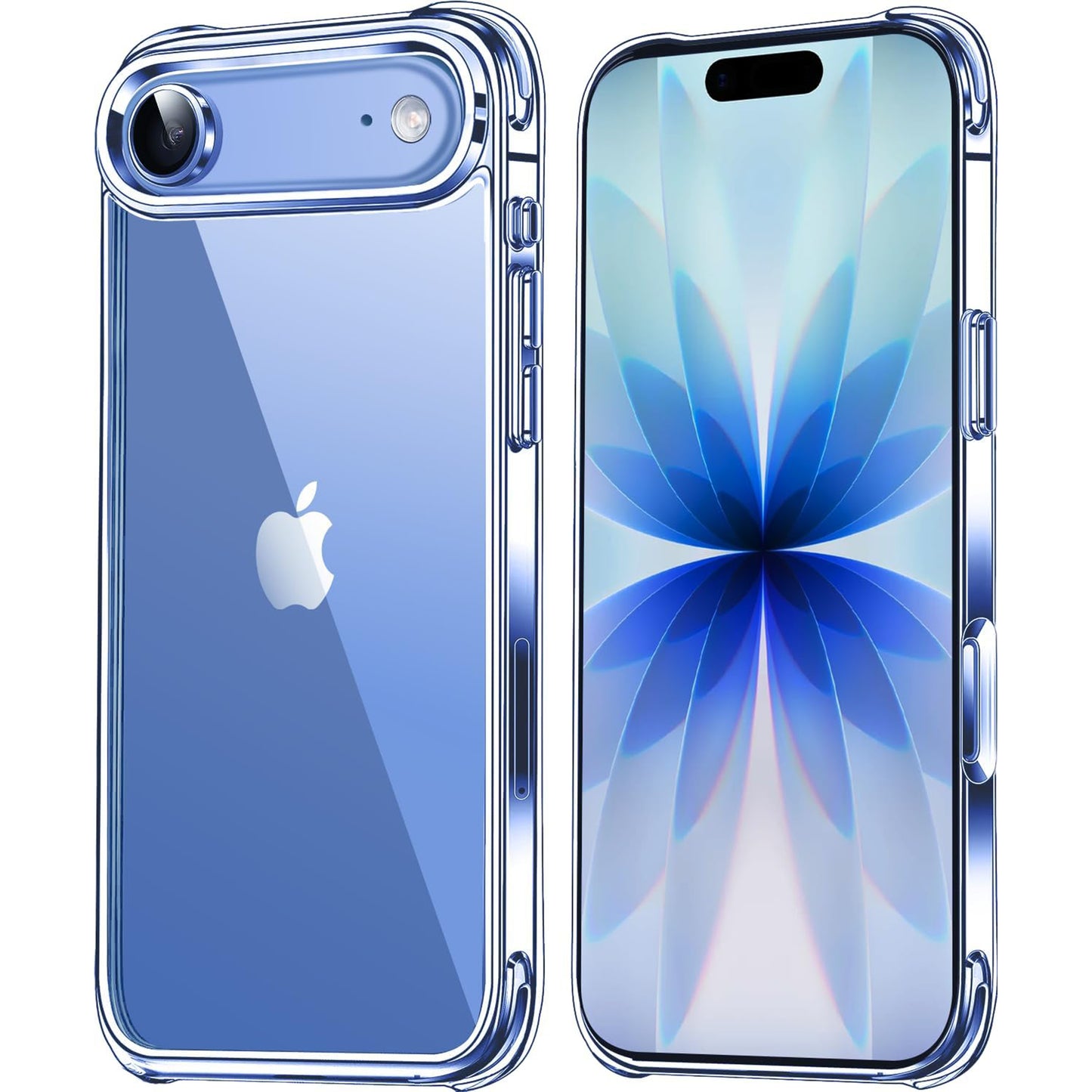 CASEEX for Apple iPhone Case Clear, [Not Yellowing] [Military-Grade Drop Protection] Protective Transparent Cover for Apple iPhone with Shockproof Bumper