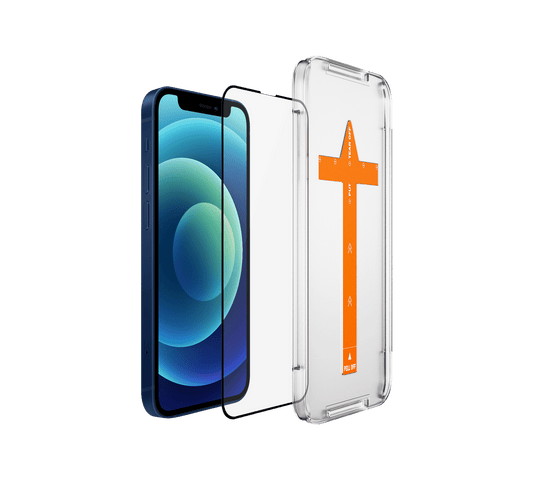 CASEEX Apple iPhone 15 Pro - Sheath Screen Protector with Applicator Tray, 15 Pro (6.1") Crystal Clear Tempered Glass