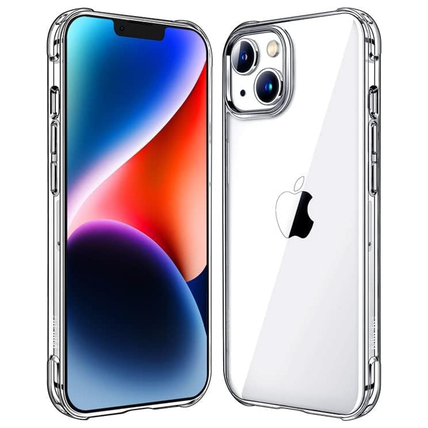CASEEX for Apple iPhone Case Clear, [Not Yellowing] [Military-Grade Drop Protection] Protective Transparent Cover for Apple iPhone with Shockproof Bumper