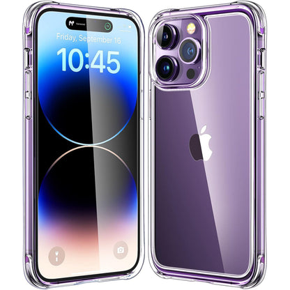 CASEEX for Apple iPhone Case Clear, [Not Yellowing] [Military-Grade Drop Protection] Protective Transparent Cover for Apple iPhone with Shockproof Bumper