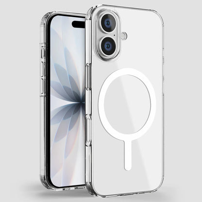 CASEEX Ultra Hybrid Magnetic Clear Case For Apple iPhone [Anti-Yellowing] [Compatible with MagSafe]