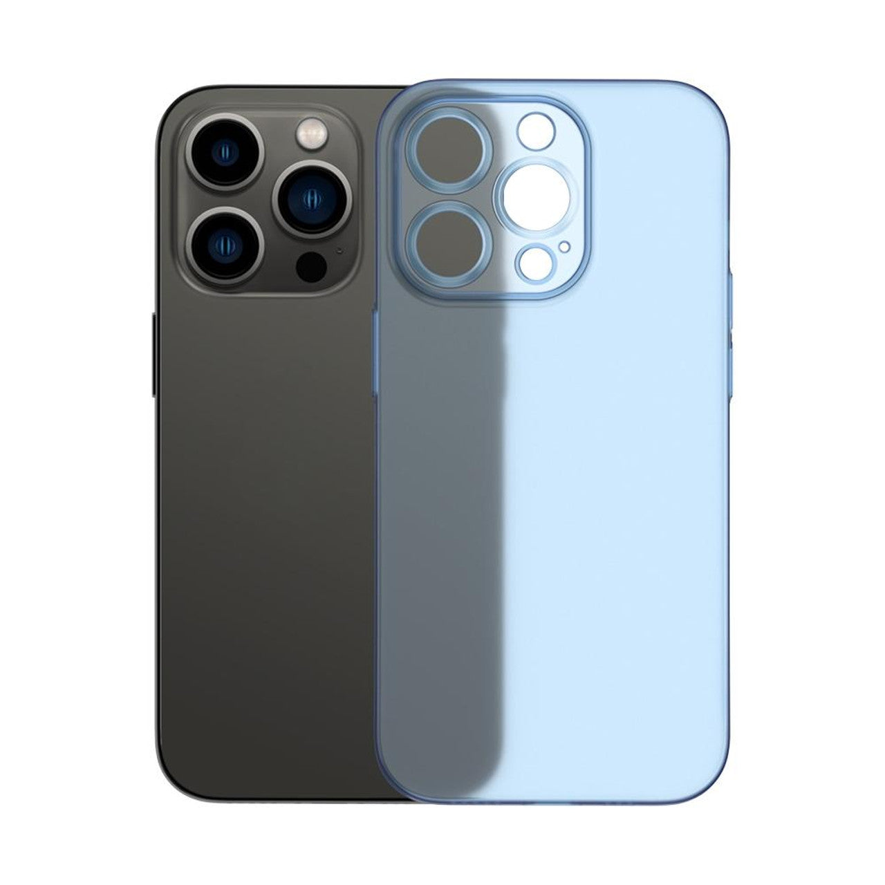 Caseex Ultra Thin Translucent Paper Silicone Back Cover Compatible With Apple iPhone 14 Pro