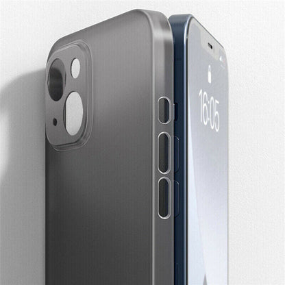 Caseex Ultra Thin Translucent Paper Silicone Back Cover Compatible With Apple iPhone 14 Plus (6.7")