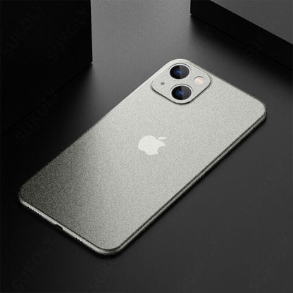Caseex Ultra Thin Translucent Paper Silicone Back Cover Compatible With Apple iPhone 14 Plus (6.7")