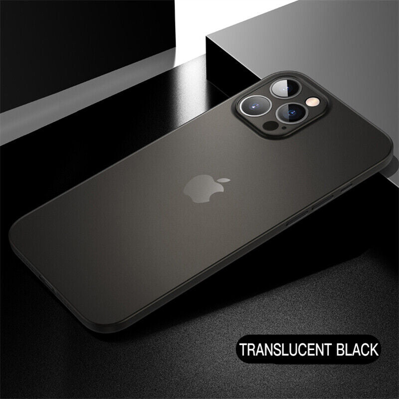 Caseex Ultra Thin Translucent Paper Silicone Back Cover Compatible With Apple iPhone 14 Pro