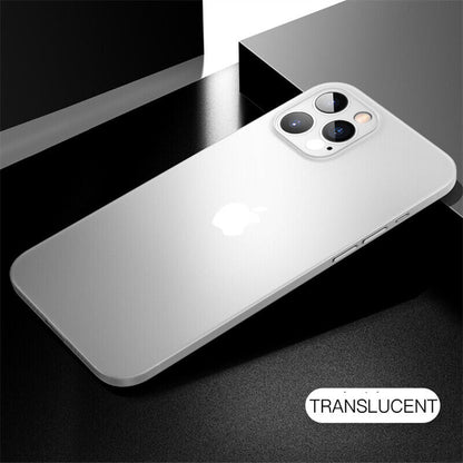 Caseex Ultra Thin Translucent Paper Silicone Back Cover Compatible With Apple iPhone 15 Pro