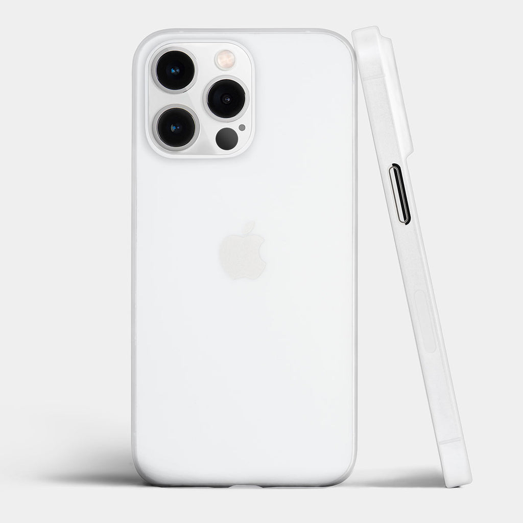 Caseex Ultra Thin Translucent Paper Silicone Back Cover Compatible With Apple iPhone 14 Pro